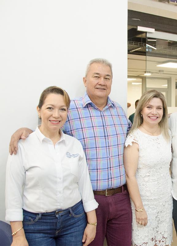 Deicy Martina Cabrera, Marlio Trujillo y Gloria Enid Perdomo Quiroga.